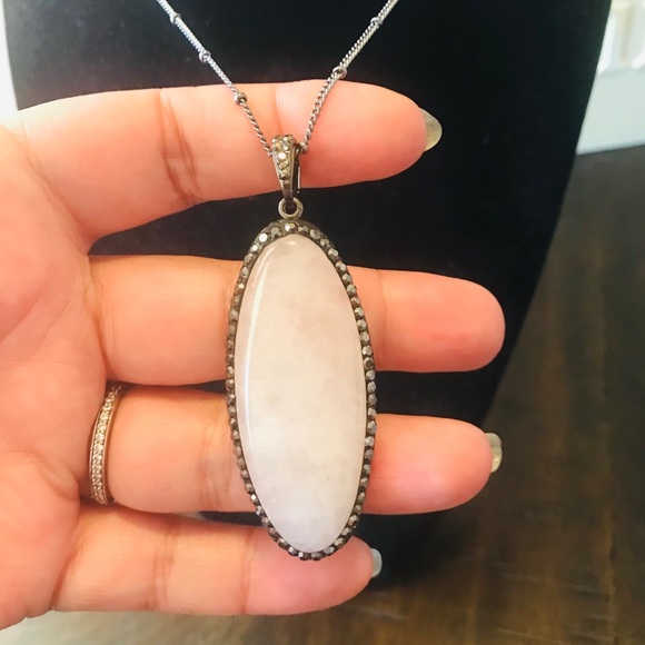 Rose quartz Necklace - Picture 5 of 6